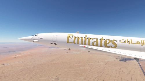 DC-Designs Concorde Emirates (A6-SST - Fictional)