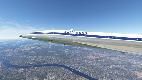 DC Designs Concorde Lufthansa Vintage (D-CONC - Fictional)