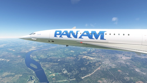 DC Designs Concorde Pan Am (N500PA - Fictional)