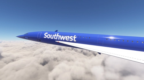 DC Designs Concorde Southwest Airlines (N800WN - Fictional)