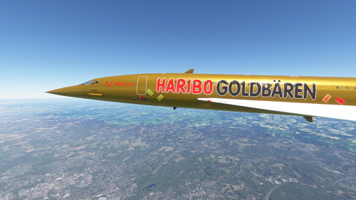 DC Designs Concorde Tuifly Haribo Gold (D-HABO - Fictional)