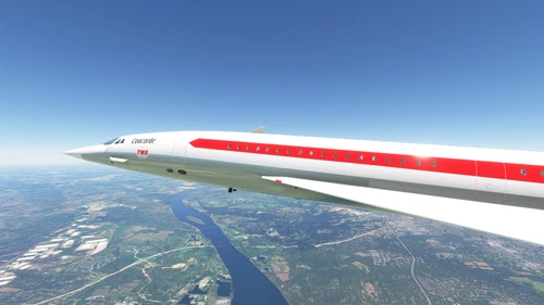DC Designs Concorde TWA (N600TW  - Fictional)