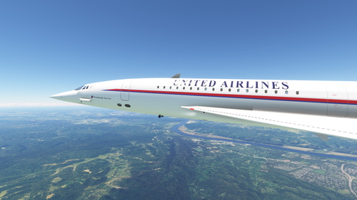 DC Designs Concorde United Airlines (N500AA - Fictional)