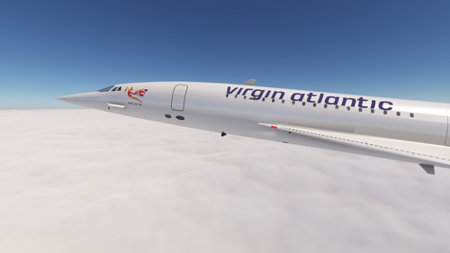 DC Designs Concorde Virgin Atlantic (G-FAST - Fictional)