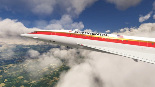 DC Designs Continental Airlines Meatball Livery (N600CO - Fictional)