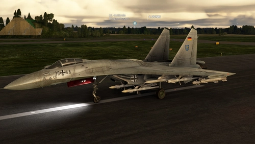 DC Designs SU-27  /   markings (fict.) of  Eurofighter (30+46)  / as requested
