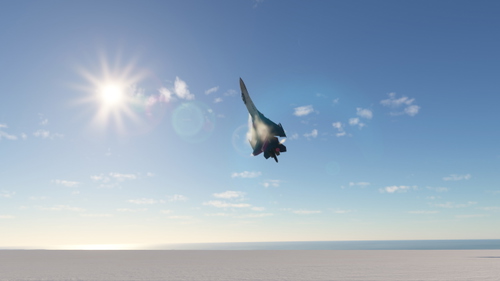 (DC Designs Su-27) Modification to facilitate "Pugachev's Cobra maneuver".
