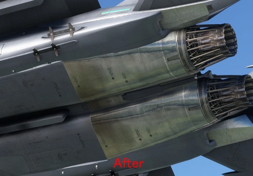 DCdesigns F-15 engine metal base color