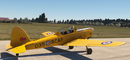 de Havilland Canada DHC-1 Chipmunk RCAF 18035