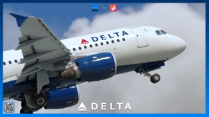 Delta Air Lines Livery Pack | Fenix A319 | 8K & 4K thumbnail 2