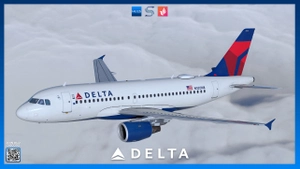 Delta Air Lines Livery Pack | Fenix A319 | 8K & 4K thumbnail 3
