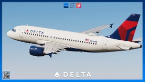 Delta Air Lines Livery Pack | Fenix A319 | 8K & 4K thumbnail 5