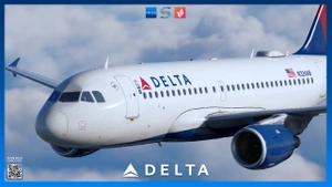 Delta Air Lines Livery Pack | Fenix A319 | 8K & 4K thumbnail 7