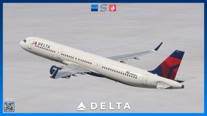 Delta Air Lines Livery Pack | Fenix A321 | 8K & 4K thumbnail 8