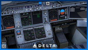 Delta Air Lines Livery Pack w/ Cabin | iniBuilds A350 | Smart Decals thumbnail 20