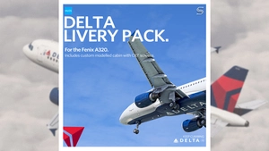 Delta Air Lines Livery Pack | Fenix A320 V2 | 8K & 4K thumbnail 1