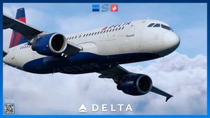 Delta Air Lines Livery Pack | Fenix A320 V2 | 8K & 4K thumbnail 2