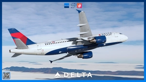 Delta Air Lines Livery Pack | Fenix A320 V2 | 8K & 4K thumbnail 3