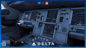 Delta Air Lines Livery Pack | Fenix A320 V2 | 8K & 4K thumbnail 7