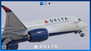 Delta Air Lines Livery Pack w/ Cabin | iniBuilds A350 | Smart Decals thumbnail 12