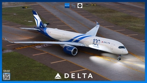 Delta Air Lines N527DN '100 Years' w/ Cabin | iniBuilds A350 | Smart Decals thumbnail 10