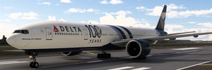Delta Airlines 100th Anniversary 777-300ER thumbnail 1