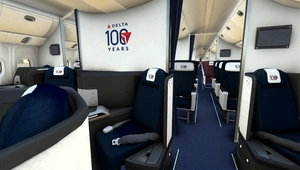 Delta Airlines 100th Anniversary 777-300ER thumbnail 3