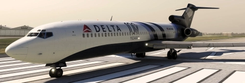 Delta Airlines 100th Anniversary (Fictional) B727-200REP