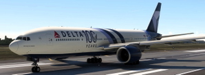 Delta Airlines 100th Anniversary 777-200ER thumbnail 1