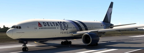Delta Airlines 100th Anniversary 777-200ER