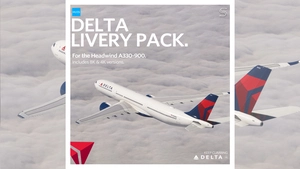 Delta Air Lines Fleet Pack | Headwind A330NEO | 8K & 4K thumbnail 1