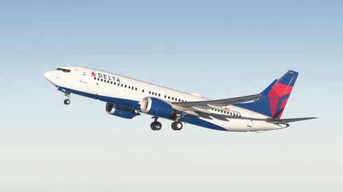 Delta Airlines N378DA Asobo Boeing 737 MAX 8 - 8K