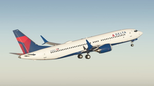 Delta Airlines N378DA Asobo Boeing 737 MAX 8 - 8K thumbnail 3