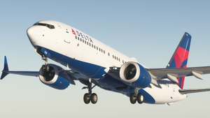 Delta Airlines N378DA Asobo Boeing 737 MAX 8 - 8K thumbnail 6