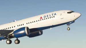 Delta Airlines N378DA Asobo Boeing 737 MAX 8 - 8K thumbnail 9