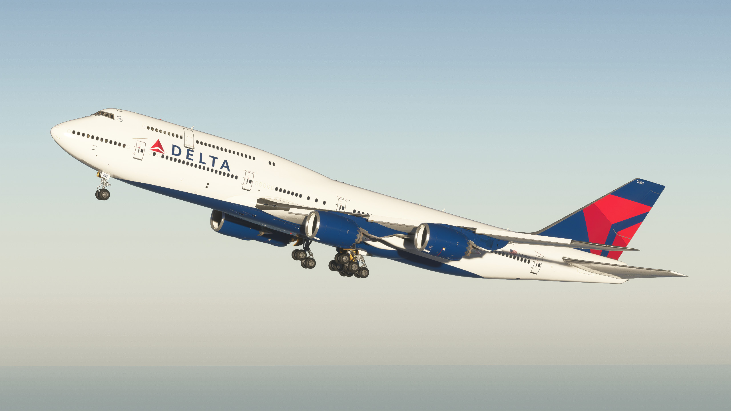 Delta Airlines N788US Fictional Boeing 747-8i -8K - Image 1