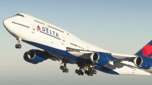 Delta Airlines N788US Fictional Boeing 747-8i -8K thumbnail 2