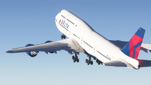 Delta Airlines N788US Fictional Boeing 747-8i -8K thumbnail 4