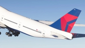 Delta Airlines N788US Fictional Boeing 747-8i -8K thumbnail 5