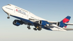 Delta Airlines N788US Fictional Boeing 747-8i -8K thumbnail 6