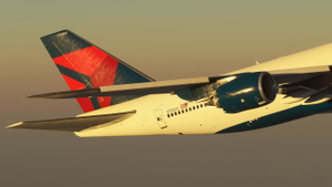 Delta Airlines N788US Fictional Boeing 747-8i -8K thumbnail 8