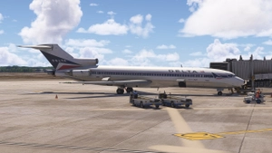 Delta Airlines Widget (dog nose version) Circa 1975 w/Cabin | FSS 727 Passenger (MSFS 2024 only) thumbnail 2