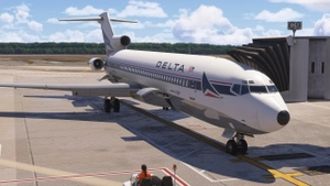 Delta Airlines Widget (dog nose version) Circa 1975 w/Cabin | FSS 727 Passenger (MSFS 2024 only) thumbnail 3