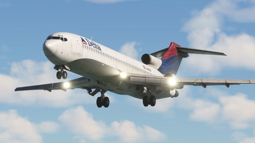 Delta ("Colors in Motion" / "Wavy Gravy" - N508DA) - FlightSim Studio 727-200 PAX