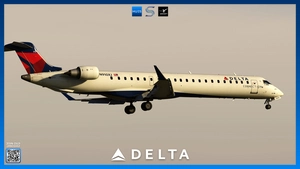 Delta Connection  Livery Pack |  Aerosoft CRJ 900 V2 | 4K thumbnail 2