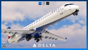 Delta Connection  Livery Pack |  Aerosoft CRJ 900 V2 | 4K thumbnail 4