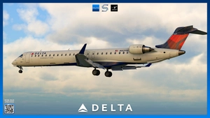 Delta Connection  Livery Pack |  Aerosoft CRJ 900 V2 | 4K thumbnail 6