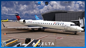 Delta Connection Livery Pack | Aerosoft CRJ 550 & 700 V2 | 4K thumbnail 3