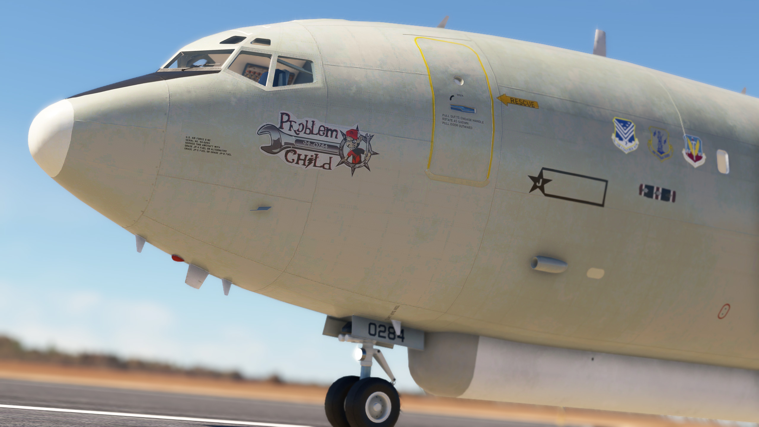 Problem Child' 94-0284 - Delta Simulation E-8 JSTARS - Aircraft