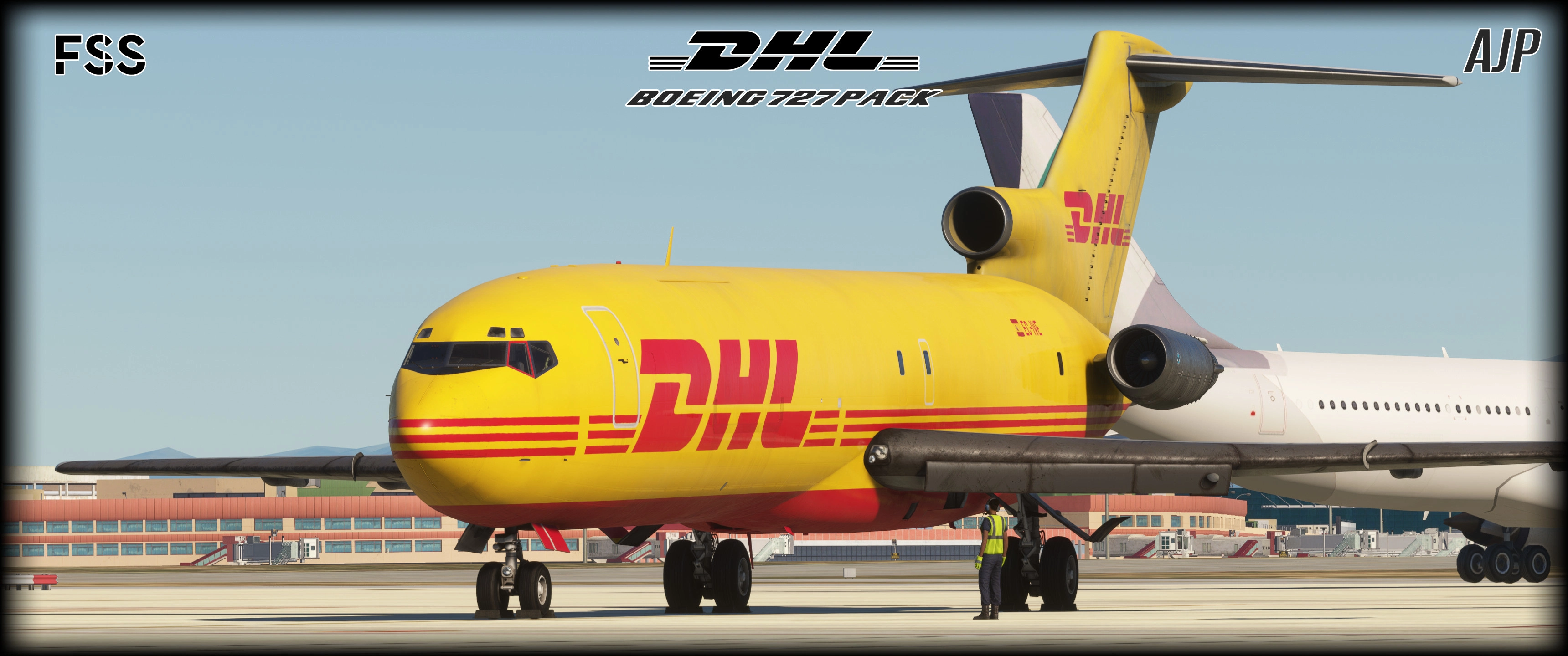 DHL Aviation 4-Pack FSS 727-200F - Aircraft Liveries for MSFS